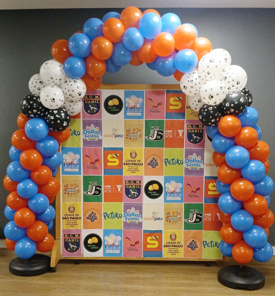 Arco de balões personalizado